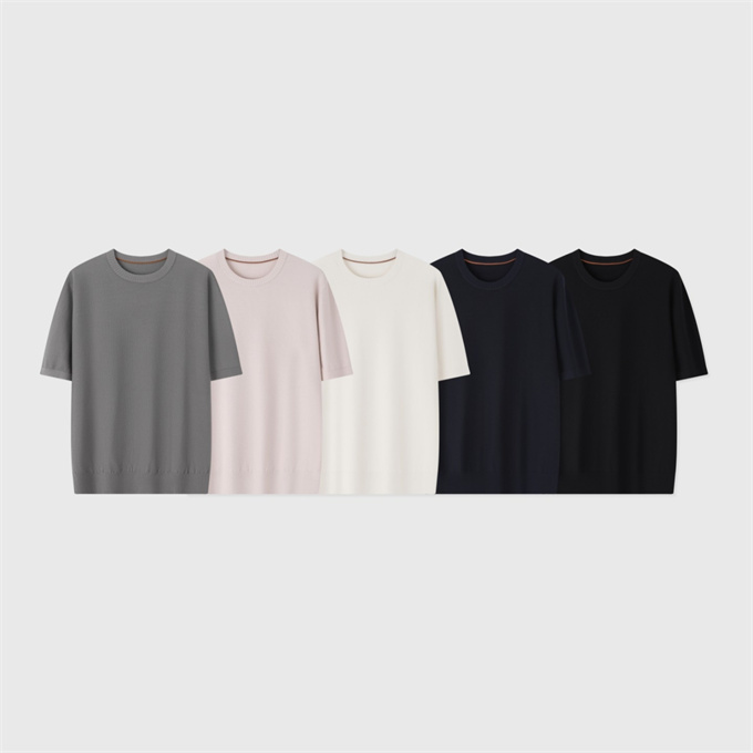 lp loro piana walkery crew neck knit short-sleeve t-shirt